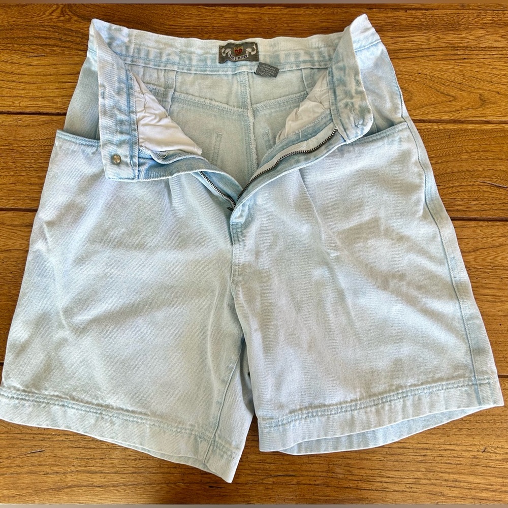 Vintage The Limited High-rise stonewashed  denim shorts size 12 - Picture 4 of 5